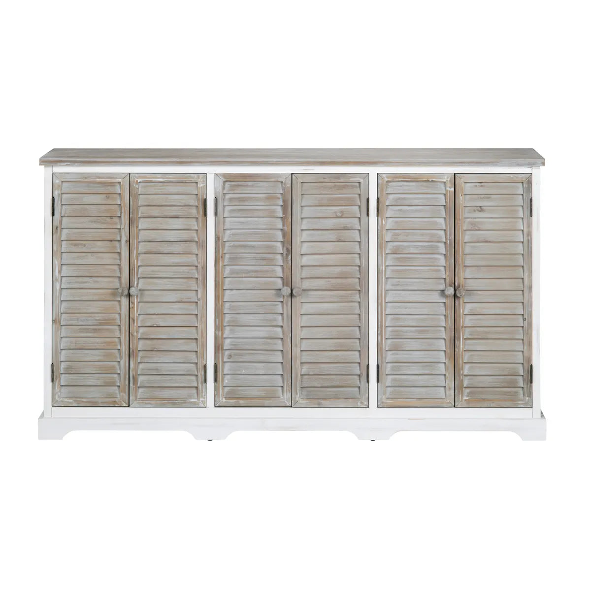 Ridgewood Beach Six-door Sideboard, Buffet, or Credenza | 63 x 11.75 x 36.25 (in)