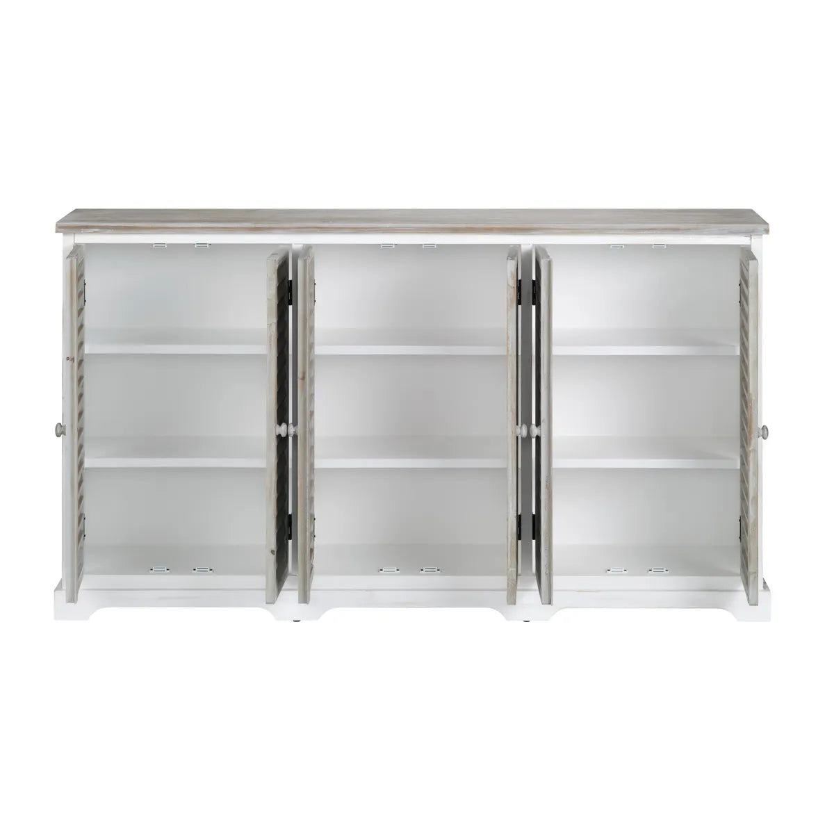 Ridgewood Beach Six-door Sideboard, Buffet, or Credenza | 63 x 11.75 x 36.25 (in)