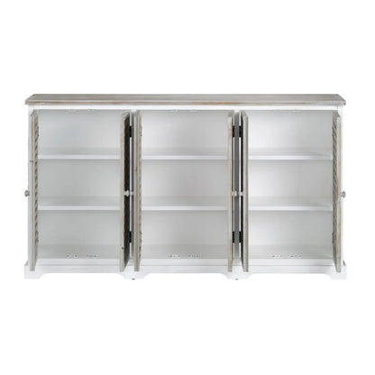 Ridgewood Beach Six-door Sideboard, Buffet, or Credenza | 63 x 11.75 x 36.25 (in)