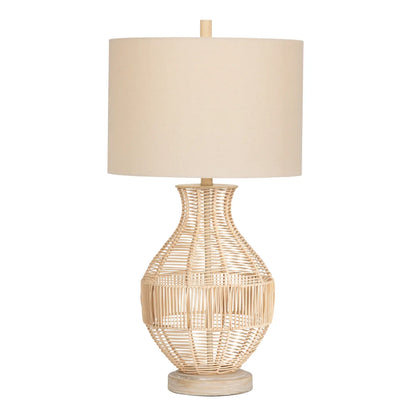 Pollux of Foxboro Table Lamps (2-Pack), Natural, Coastal