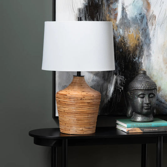 Antares of Marblehead Harbor Table Lamps (2-Pack), Tan, Coastal