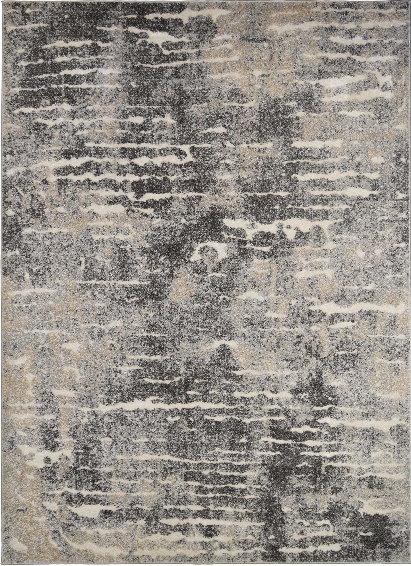 Denver High/Low Textured Rugs 12mm Pile Height -  Slate Gray 7'10"x9'10"
