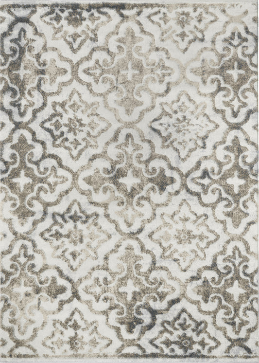 Denver High/Low Textured Rugs 12mm Pile Height -  Calypso Beige 5'3"x7'3"
