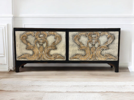 Nazelles Luxurious Wooden Dining Buffet Table - 19.5 x 84 x 36 Inches