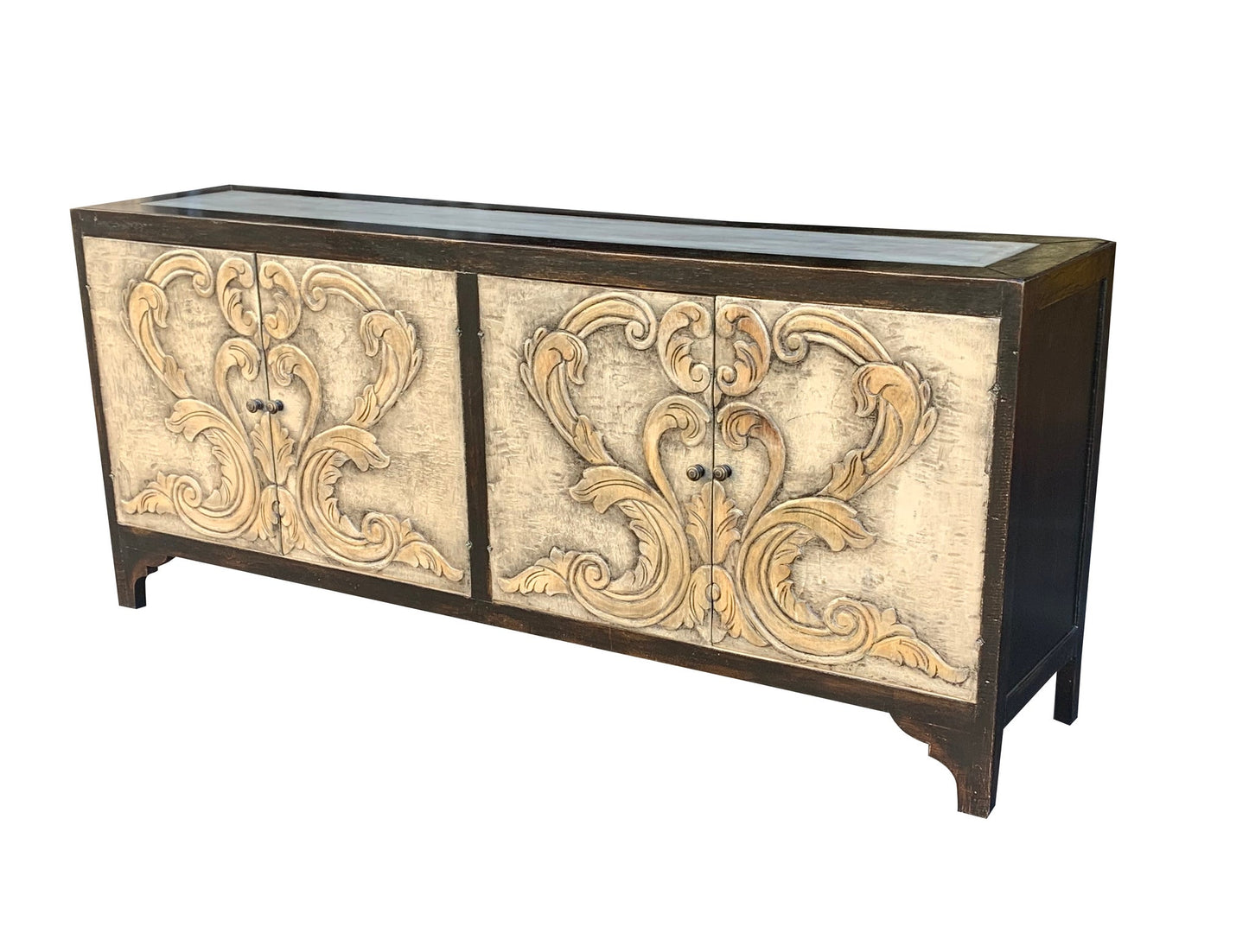 Nazelles Luxurious Wooden Dining Buffet Table - 19.5 x 84 x 36 Inches