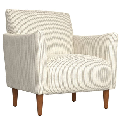 Ash stripe Upholstered Accent Chair with Arms (2-Pack)