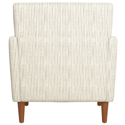 Ash stripe Upholstered Accent Chair with Arms (2-Pack)