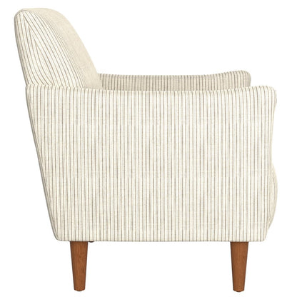 Ash stripe Upholstered Accent Chair with Arms (2-Pack)