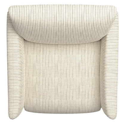 Ash stripe Upholstered Accent Chair with Arms (2-Pack)