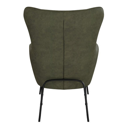 Green pu Upholstered Accent Chair Contemporary Design (2-Pack)
