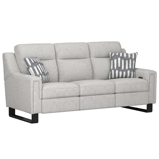 2P SOFA W /  DROP DOWN TABLE, STORAGE DRAWER & 2 PILLOWS - CREAM