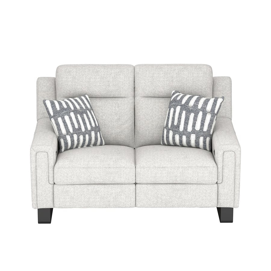 2P LOVESEAT W /  2 PILLOWS - CREAM