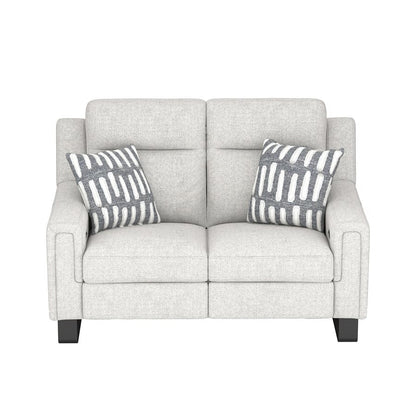2P LOVESEAT W /  2 PILLOWS - CREAM