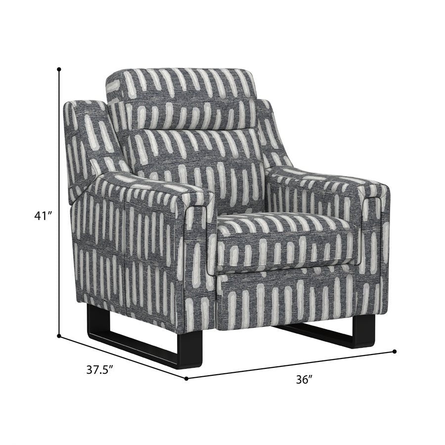 2P RECLINER - BLACK PATTERN (2-Pack)