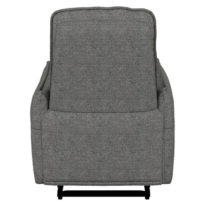 Charcoal Fabric Modern Recliner Chair Pillow-edge seams (2-Pack)