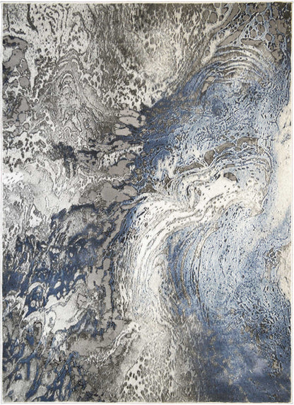 Everest Area Rug Splash Blue 9'2"x12'10" - Ultra Dense, Soft, 12mm pile height