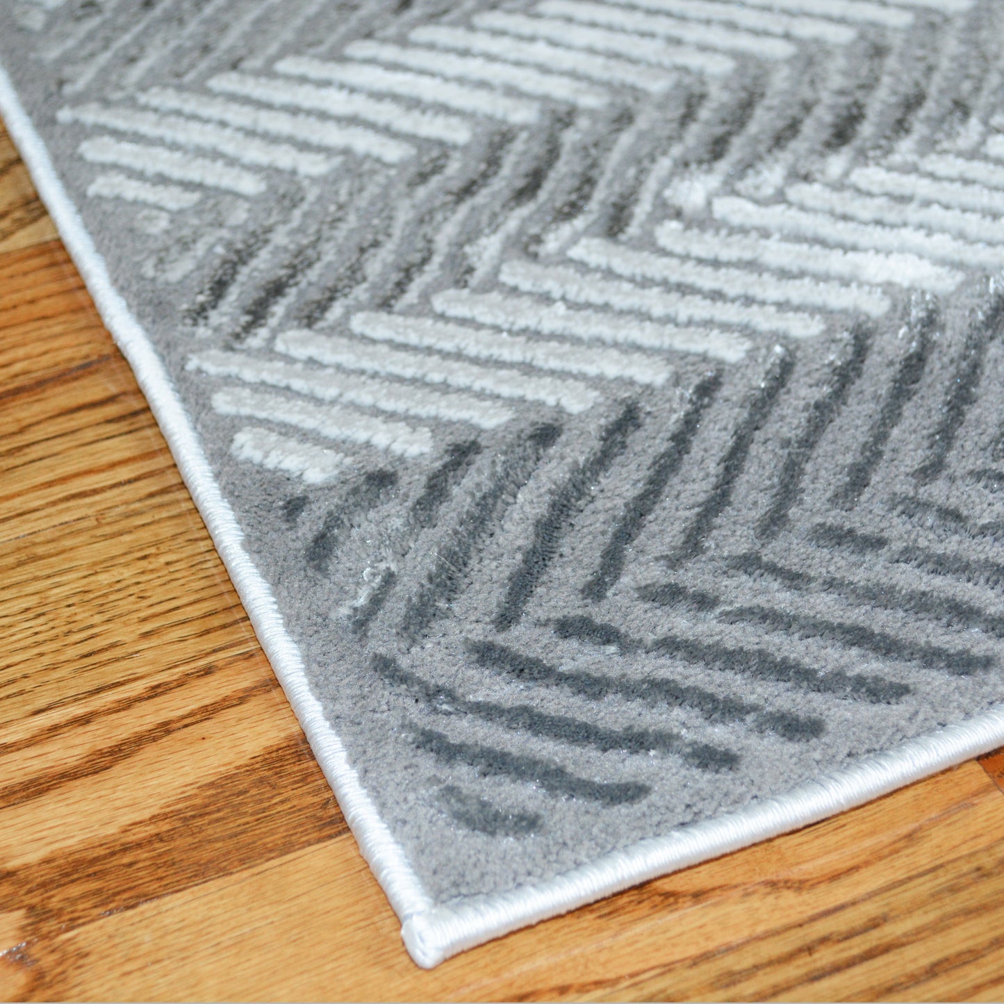 Everest Area Rug Domino Gray 9'2"x12'10" - Ultra Dense, Soft, 12mm pile height