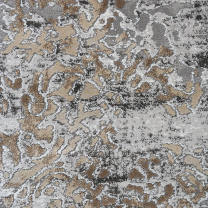 Everest Area Rug Ironsides Gold 5'3"x7'3" - Ultra Dense, Soft, 12mm pile height