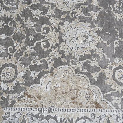 Everest Area Rug Brooklyn Gray 9'2"X12'10" - Ultra Dense, Soft, 12mm pile height