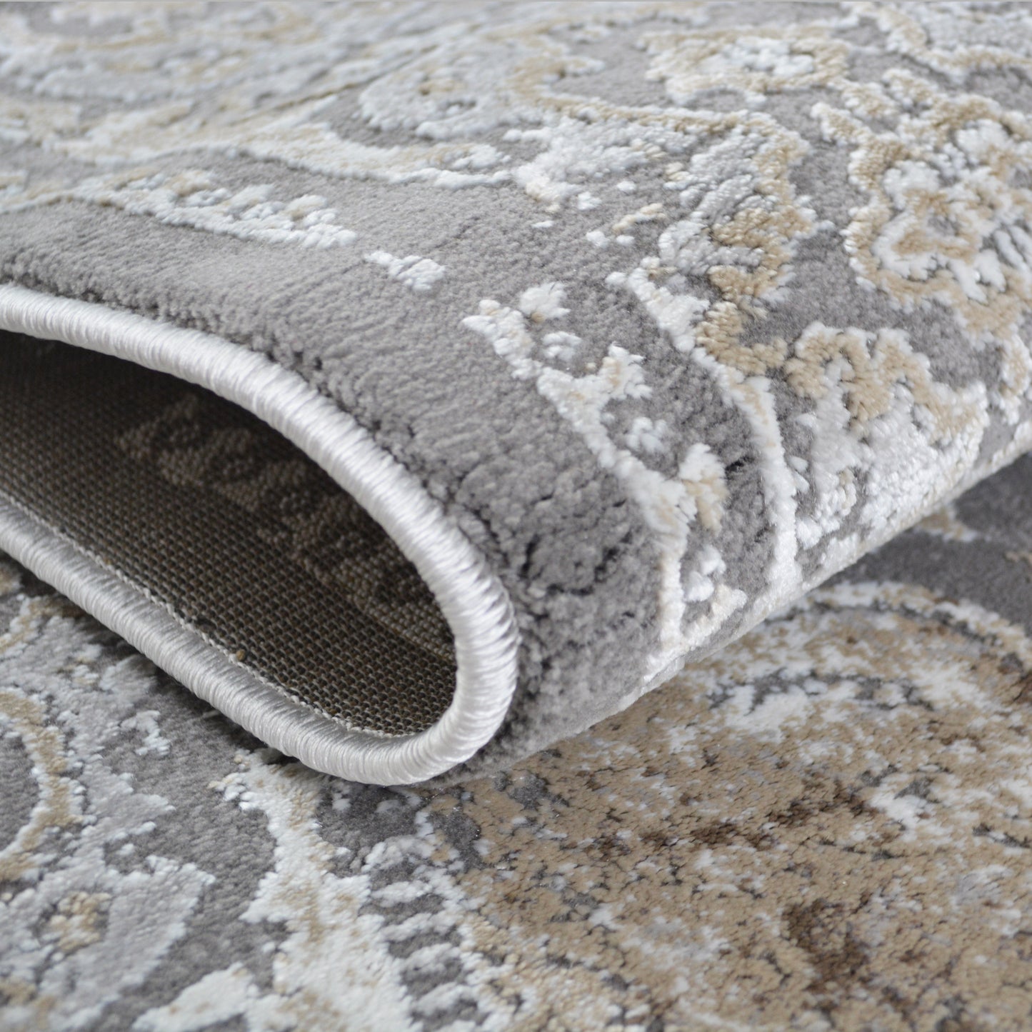 Everest Area Rug Brooklyn Gray 7'10"x9'10" - Ultra Dense, Soft, 12mm pile height
