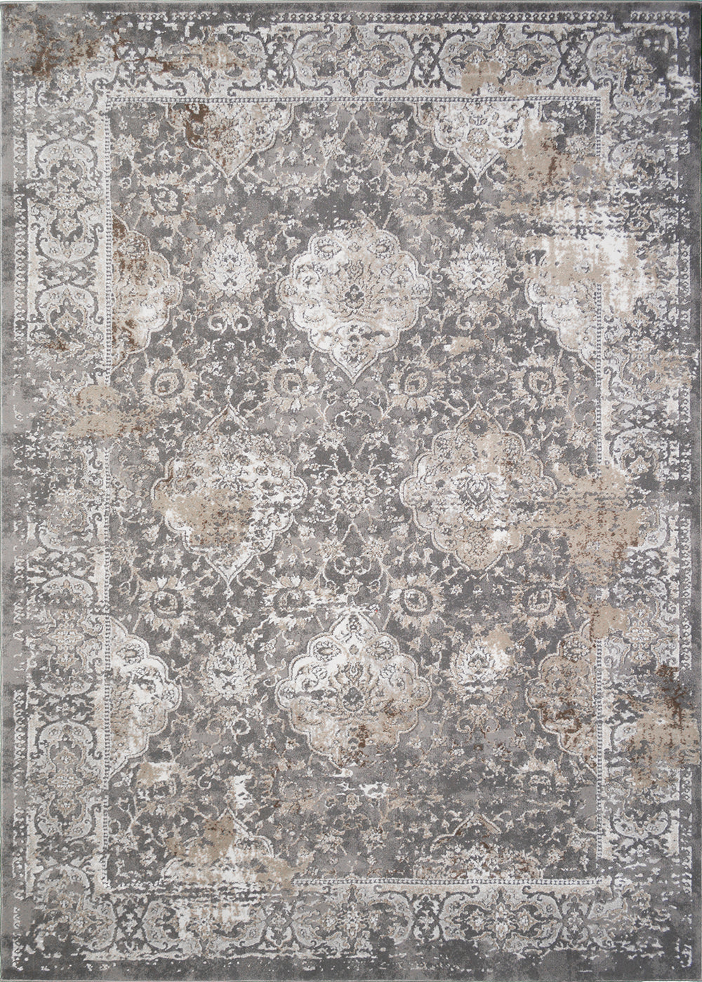 Everest Area Rug Brooklyn Gray 9'2"X12'10" - Ultra Dense, Soft, 12mm pile height