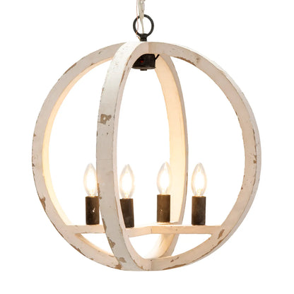 Jolla Wood Sphere Pendant Light