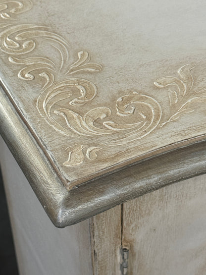 Nantes Ivory Dining Room Buffet Table 24 x 83 x 44