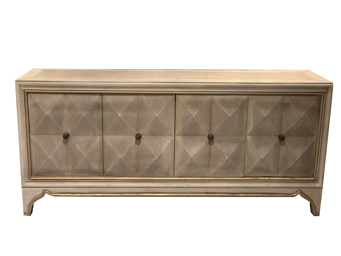 Aurora Collection Florence Grey Dining Room Buffet Table - 20 x 78.5 x 36