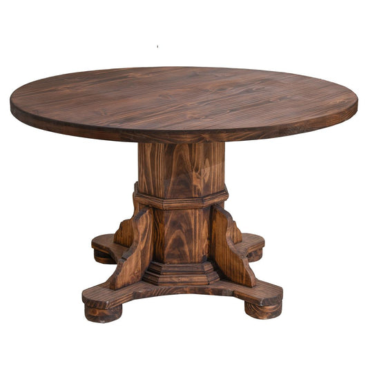 Timber Creek 48" Round Dining Table | Handcrafted Solid Wood