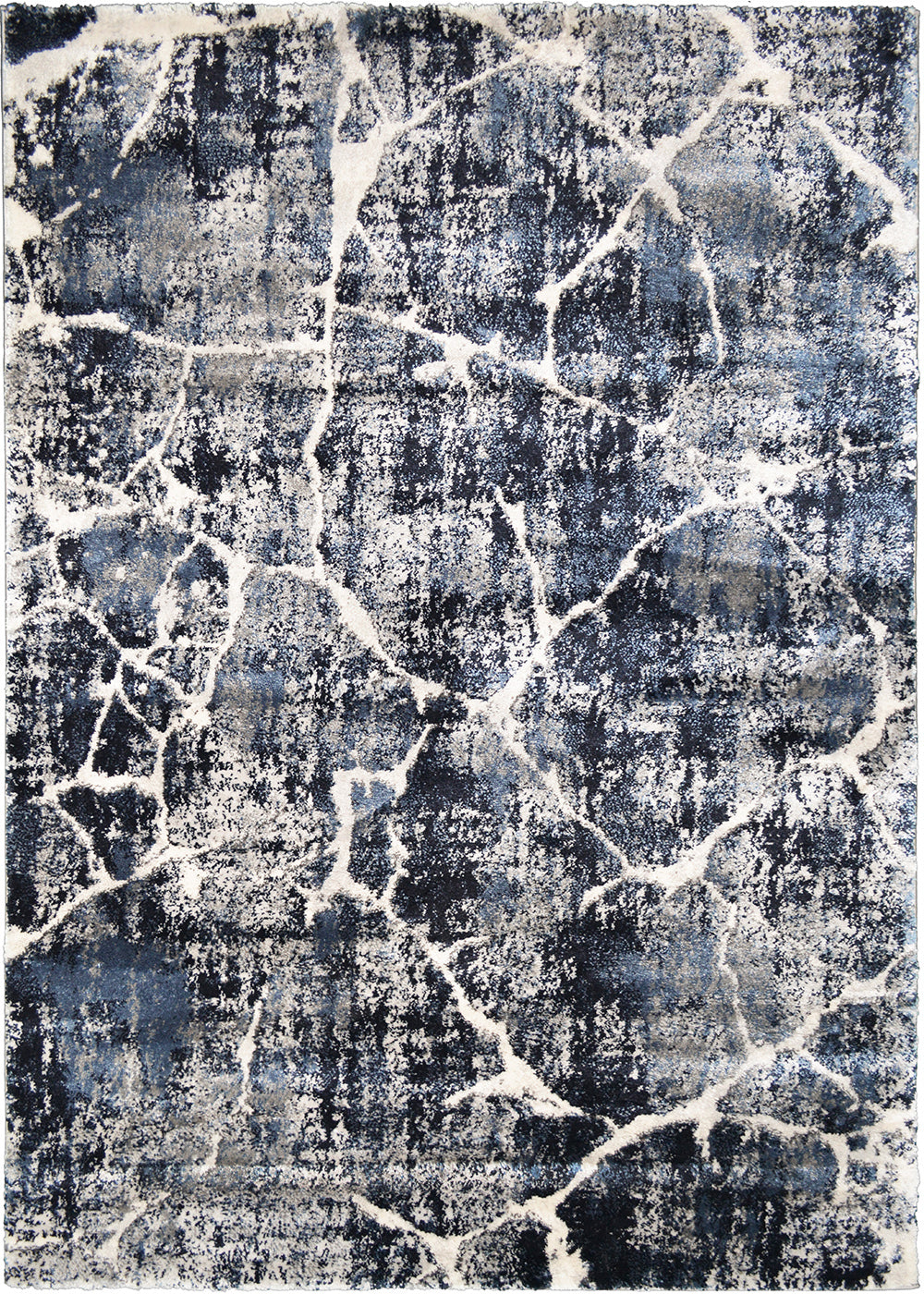Pacific Area Rug Astrid Navy 7'10"x9'10" Dense, Soft, Contemporary, 18mm pile height