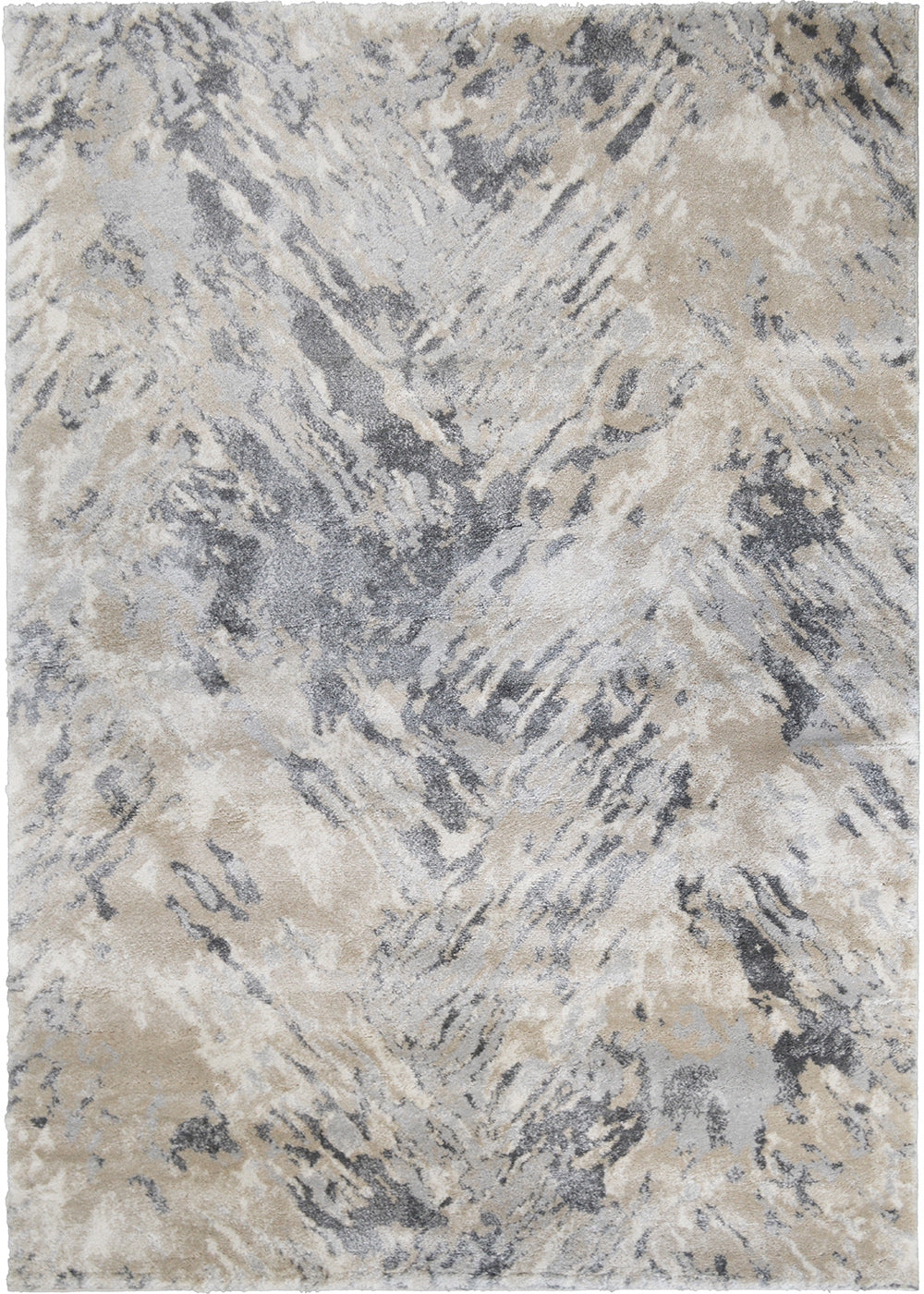 Pacific Area Rug Haze Gray 7'10"x9'10" Dense, Soft, Contemporary, 18mm pile height