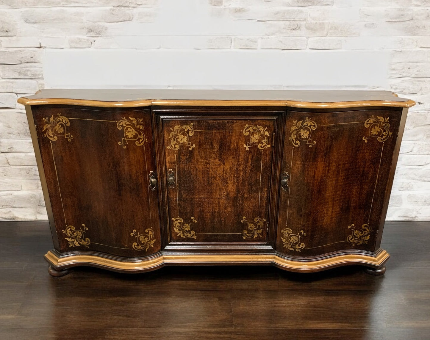 Roujoux Walnut Dining Buffet, Handcrafted - 20 x 84 x 40