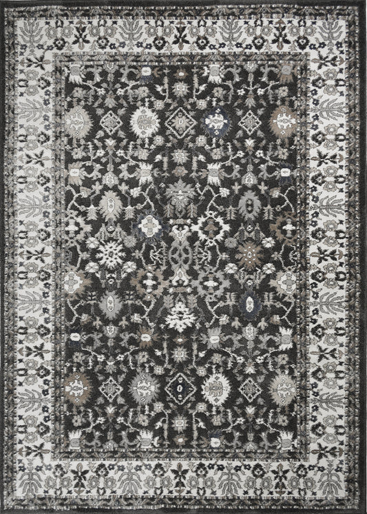 Rhapsody Area Rug Harper Charcoal 7'10"x9'10" Dense, Soft, Contemporary, 18mm pile height