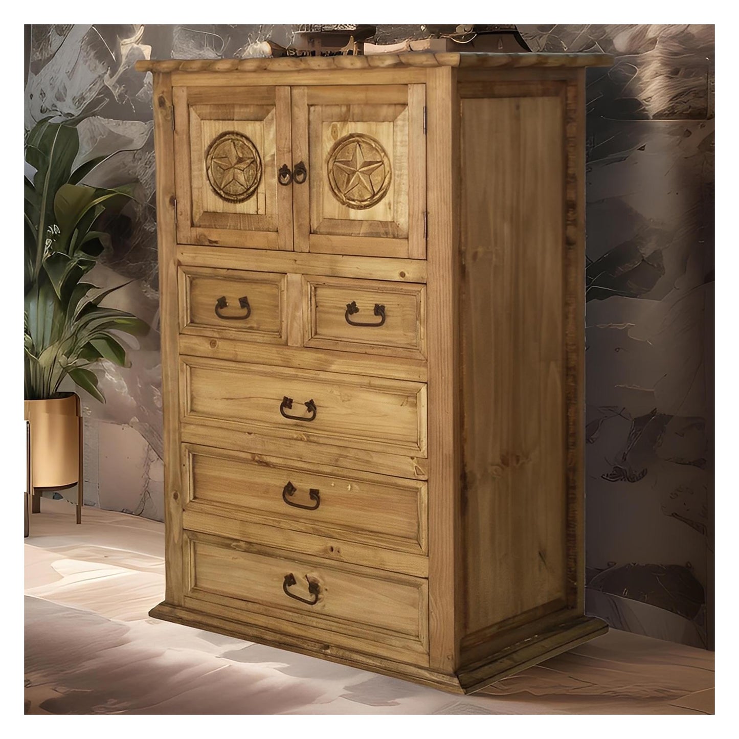 Delaware Basin Chest With Rope And Star