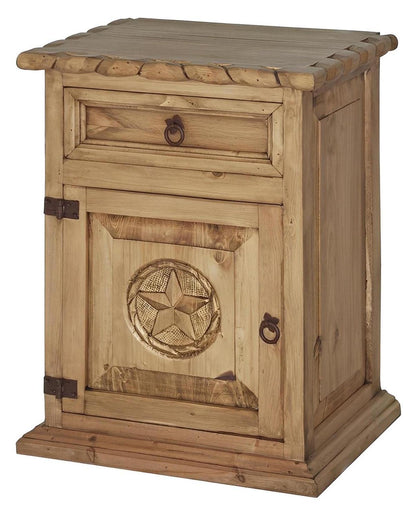 Hilltop Butte Nightstand With Rope And Star (Left)