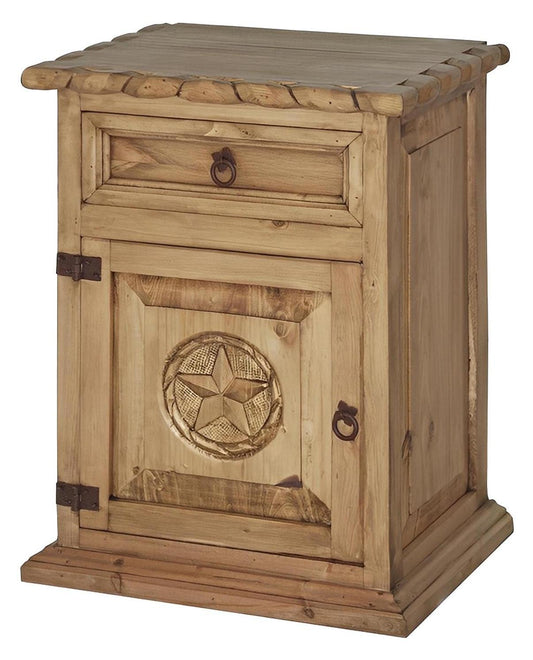 Hilltop Butte Nightstand With Rope And Star (Left)