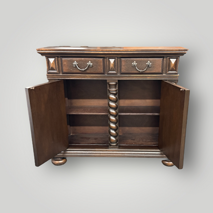 Lodève Chest, Dark Walnut, Twisted Spiral Columns
