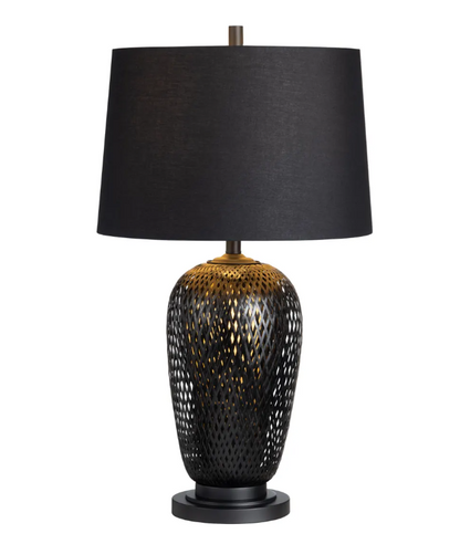 Zubenelgenubi of Montpelier Table Lamps (2-Pack), Black, Coastal
