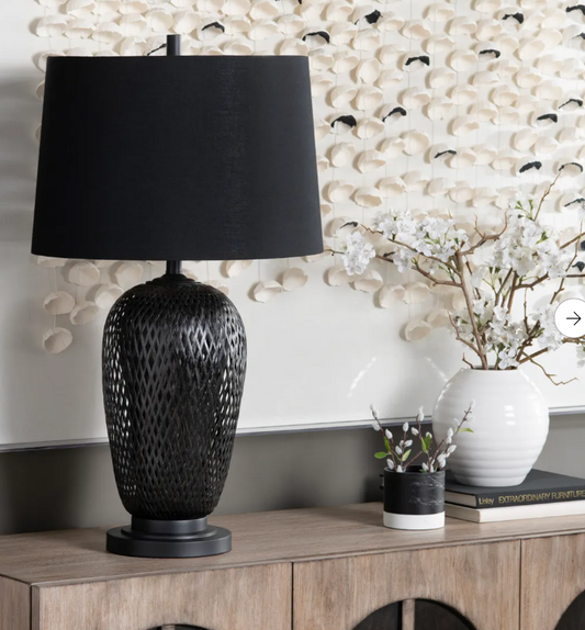 Zubenelgenubi of Montpelier Table Lamps (2-Pack), Black, Coastal