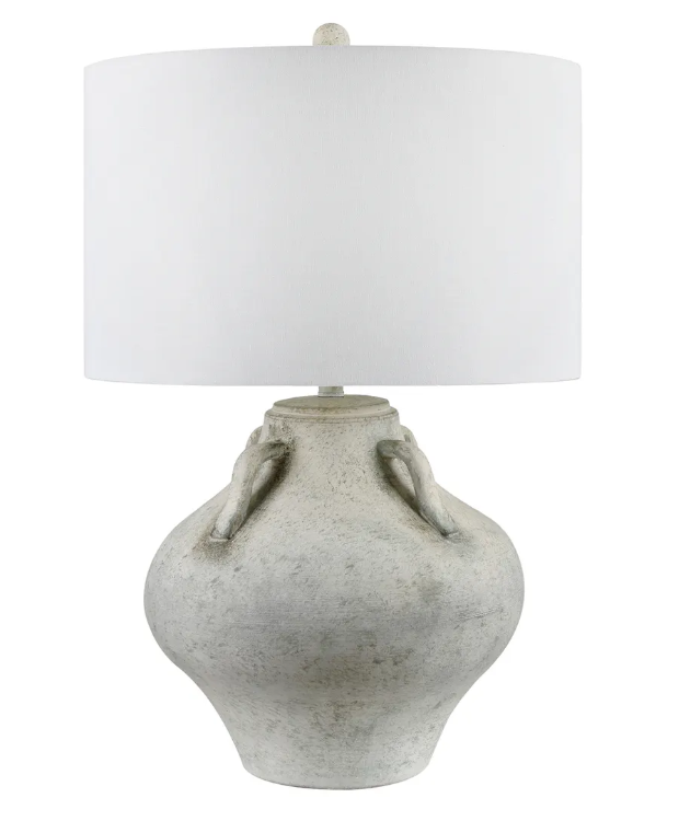 Rigel of Camden Table Lamps (2-Pack), Beige, Rustic, Large Jug