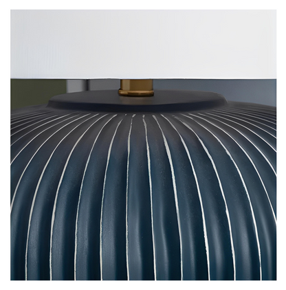 Alderamin Ceramic Table Lamps (2-Pack), Indigio Blue, Coastal