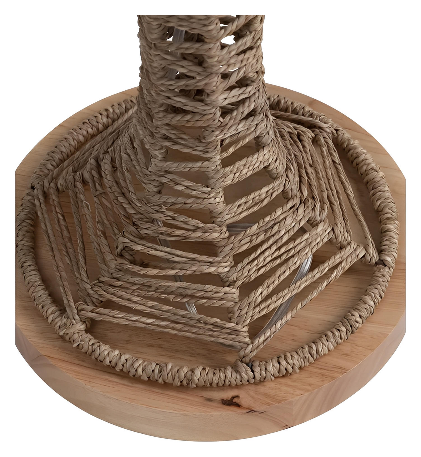 Markab of Westport Floor Lamp, Coastal, Metal, Rope, Wood