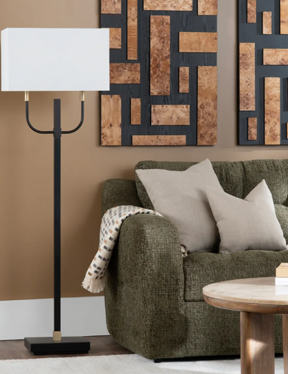 Sheratan of Penobscot Floor Lamp, Contemporary