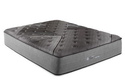 Mattress in a Box Made in the USA | BLACK ICE Plush (Soft) Hybrid Cooling Mattress | 14-Inch