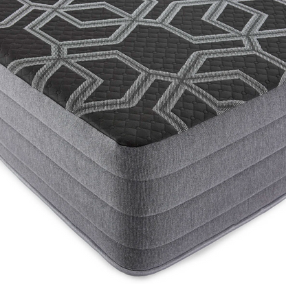 Foam Mattress in a Box Made in the USA | Black and Gray Cooling Mattress | 12-Inch Firm