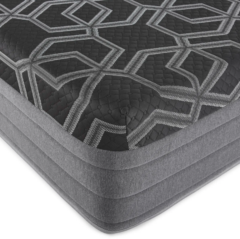 Foam Mattress in a Box Made in the USA | Black and Gray Cooling Mattress | 14-Inch Medium Firmness