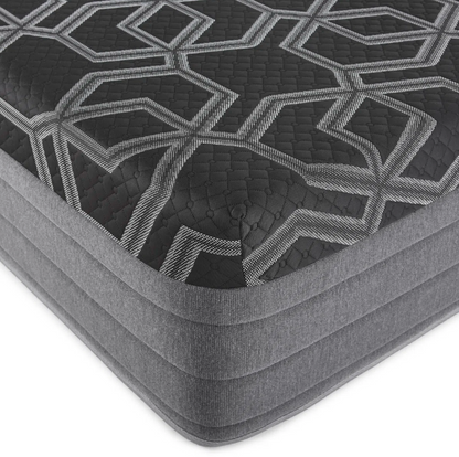 Foam Mattress in a Box Made in the USA | Black and Gray Cooling Mattress | 14-Inch Medium Firmness