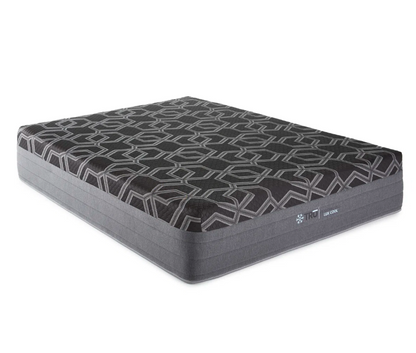 Foam Mattress in a Box Made in the USA | Black and Gray Cooling Mattress | 14-Inch Medium Firmness
