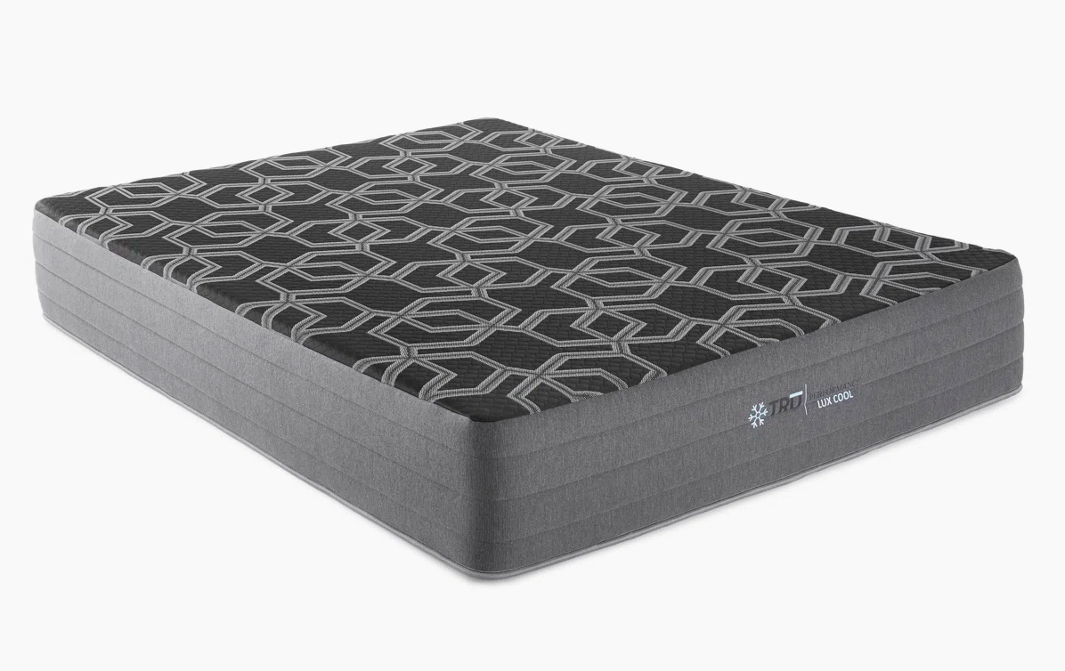 Foam Mattress in a Box Made in the USA | Black and Gray Cooling Mattress | 12-Inch Firm