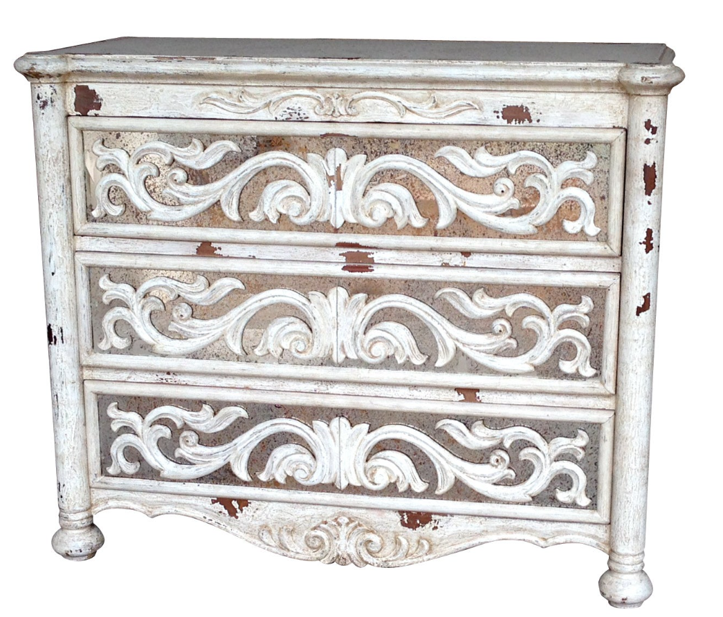 ALBA BEDROOM SET | Luxury French European | Antique Mirror Details | Includes Delivery and Assembly